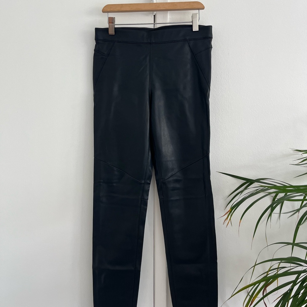 Free People Fleece Lined Faux Leather Leggings